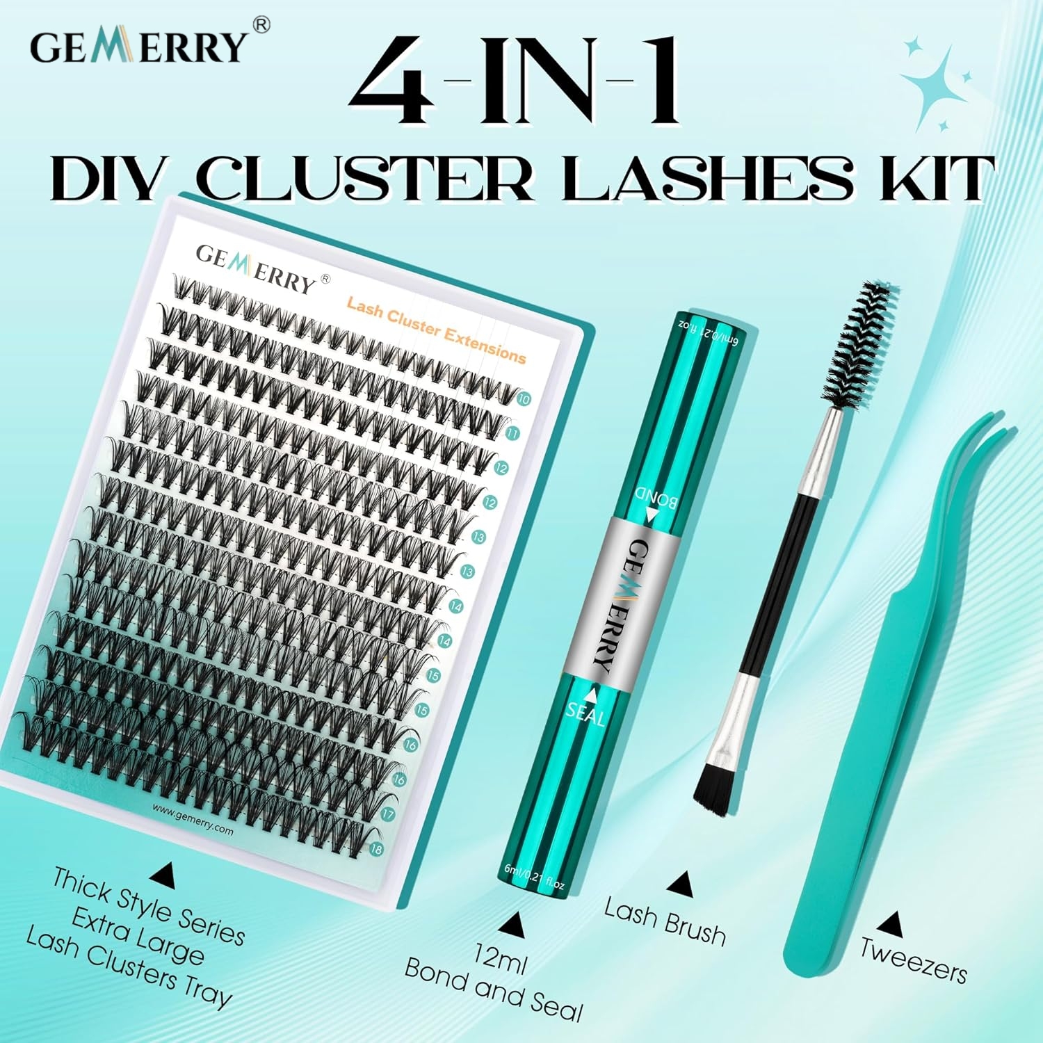 Eyelash Extension Equipment - GEMERRY Heat Cluster Individual D Curl