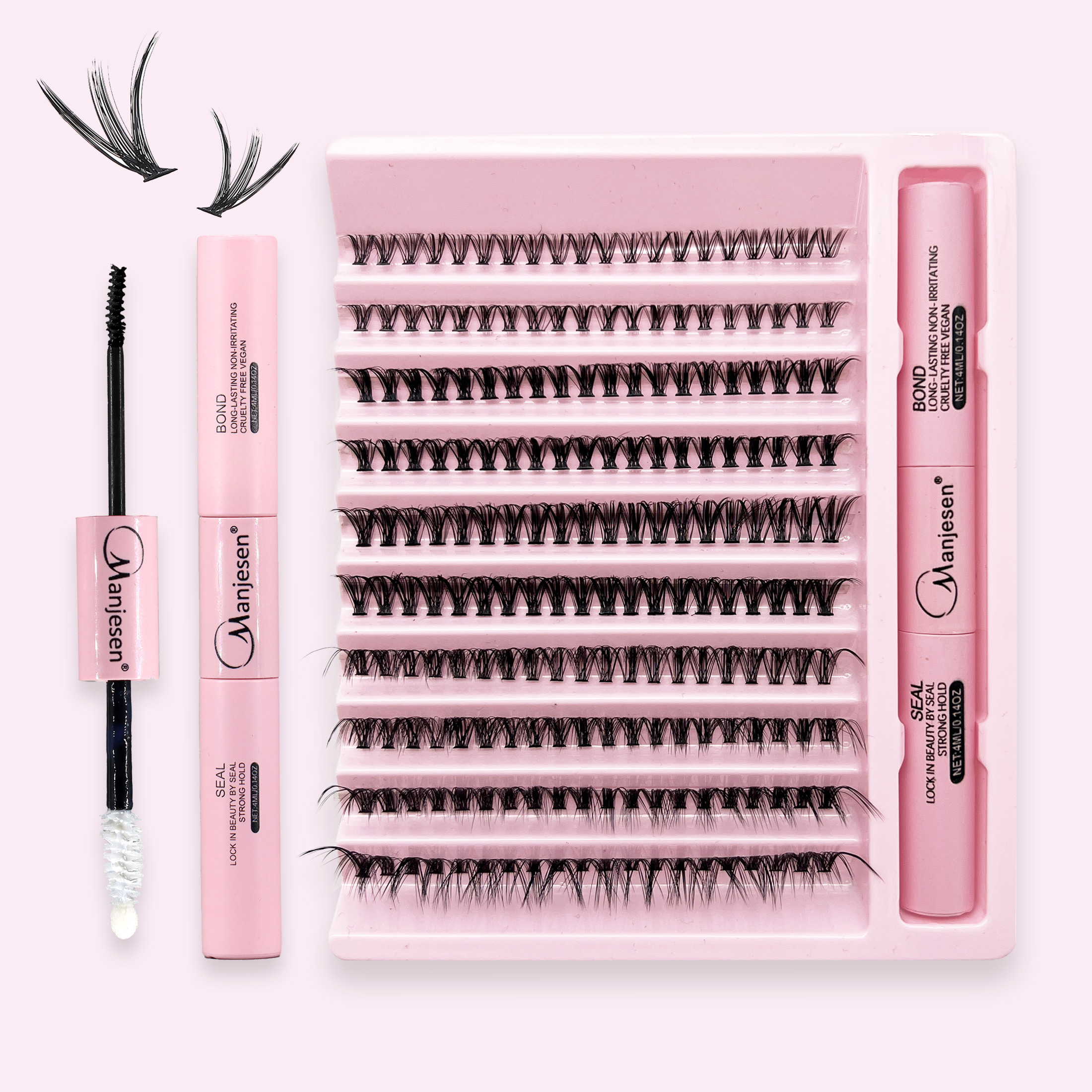 Eyelash Extension Equipment - Eyelashes 200 PCS Clusters Lash Bond