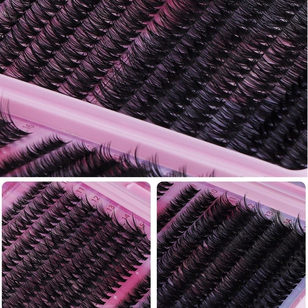 Eyelash Extension Volume Styles - Natural Look False Eyelashes Wispy Style