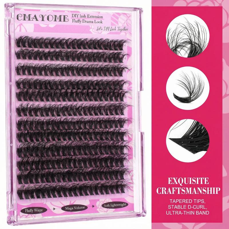 Eyelash Extension Equipment - Wispy D Curl Cluster Lashes 14-18mm