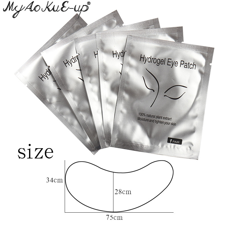 Eye Pad 50pairs Eyelashes Hydr - Eyelash Extension Eye Mask のレビューと価格