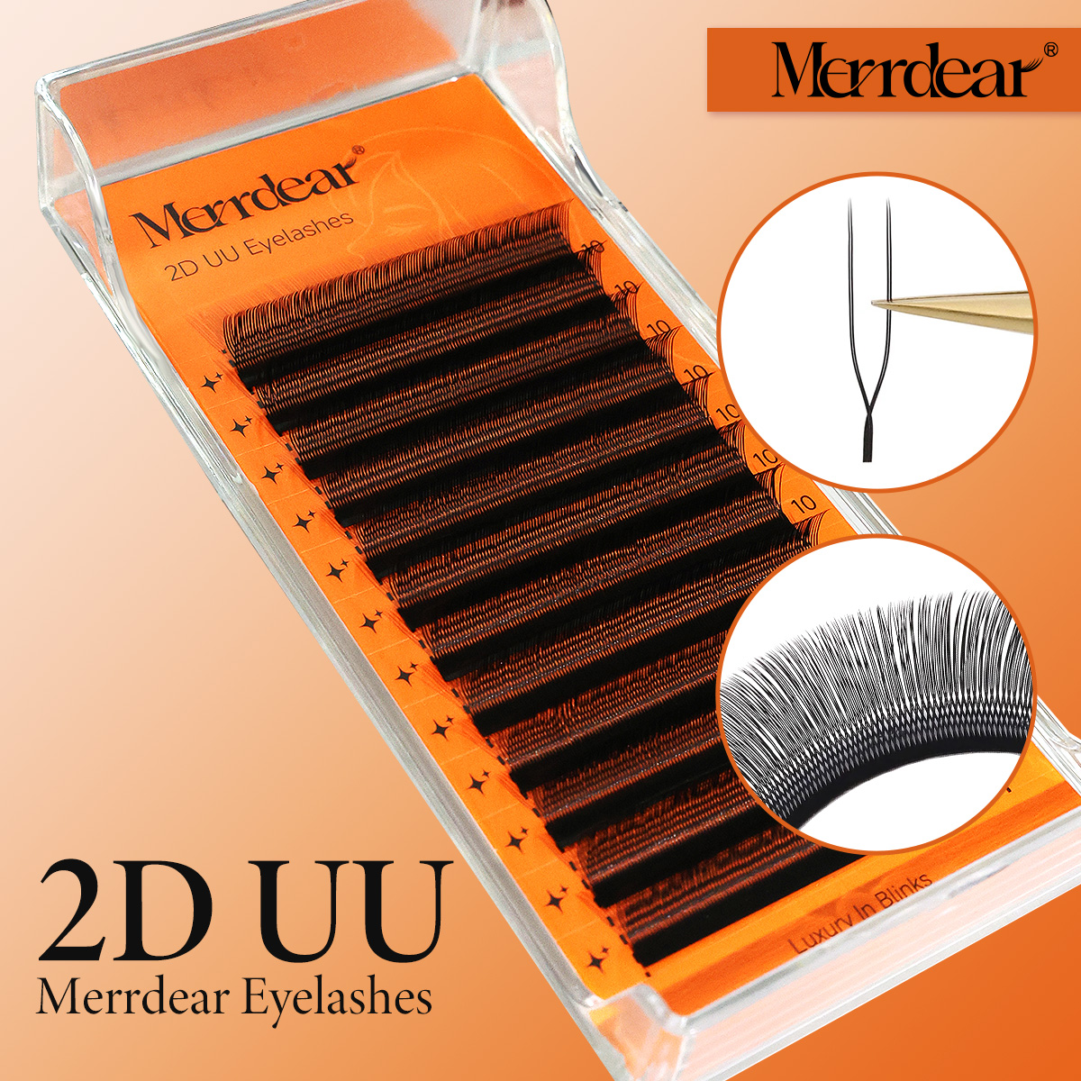 Merrdear YY U Shaped Eyelash E - Eyelash Extension Volume Styles のレビューと価格