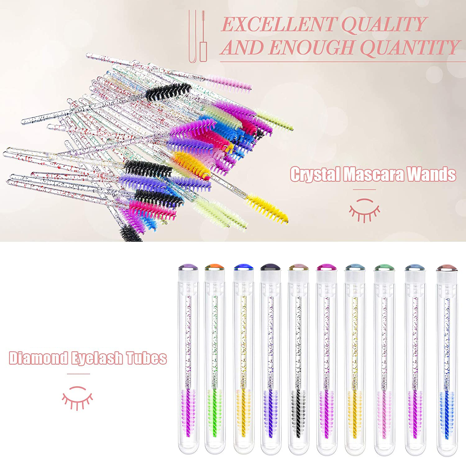50pcs Reusable Unicorn Eyebrow - Eyelash Extension For Beginners のレビューと価格