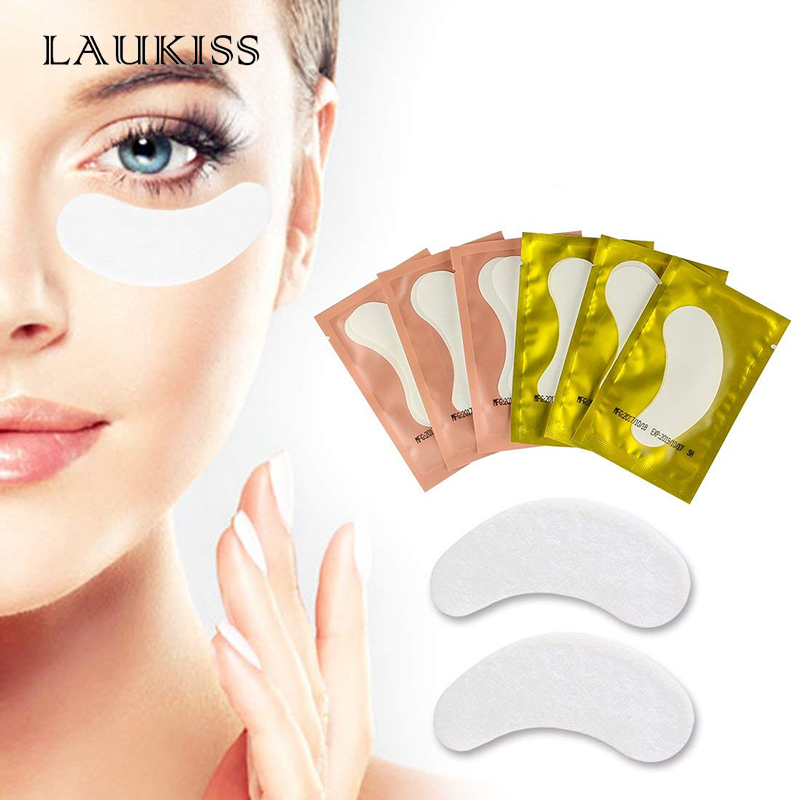 Laukiss 50/100/200Pairs Eyelas - Eyelash Extension Eye Mask のレビューと価格