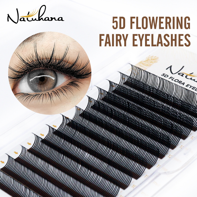 NATUHANA 5D Flora Individual L - Eyelash Extension Volume Styles のレビューと価格