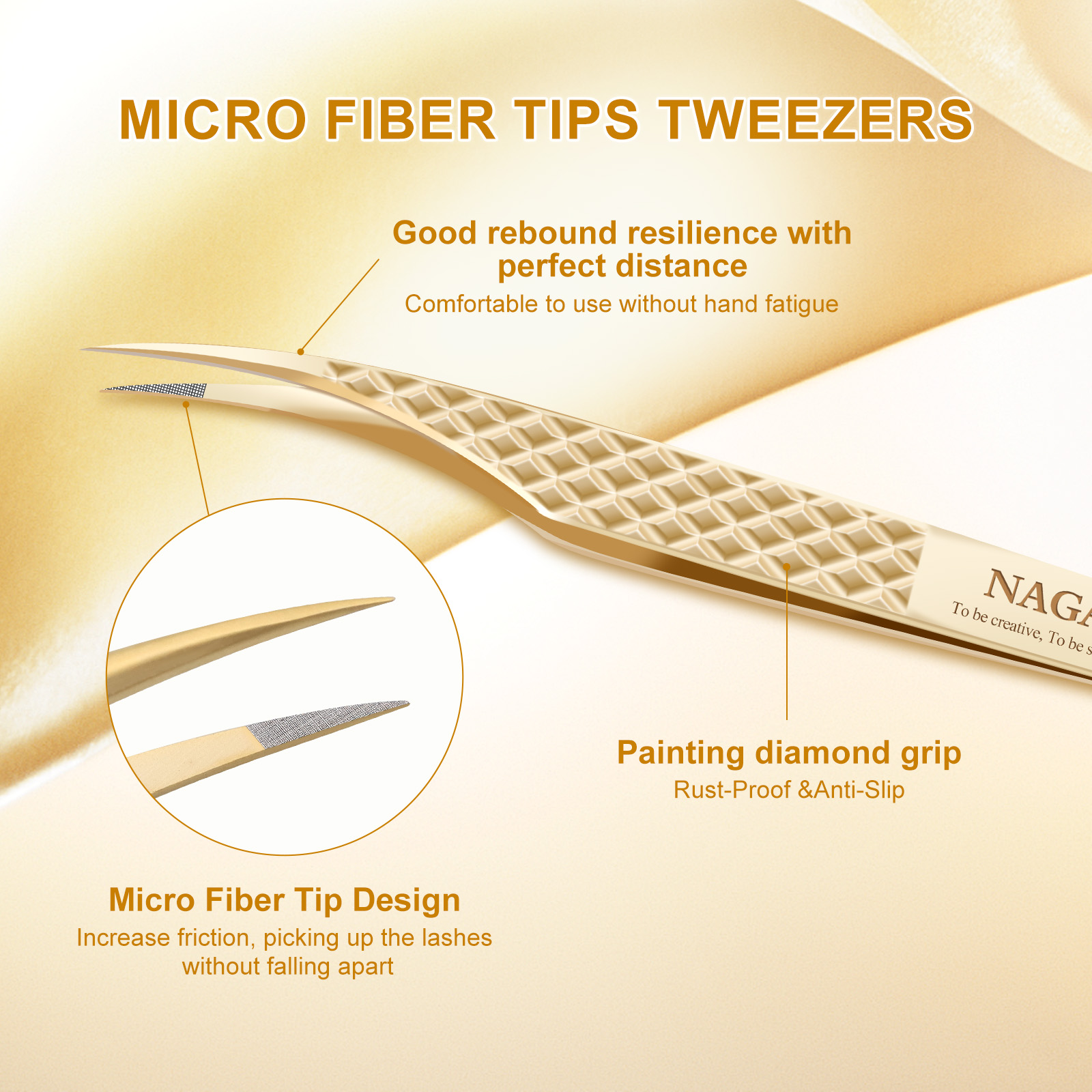 NAGARAKU AG Tweezers For Eyela - Eyelash Extension Usa のレビューと価格