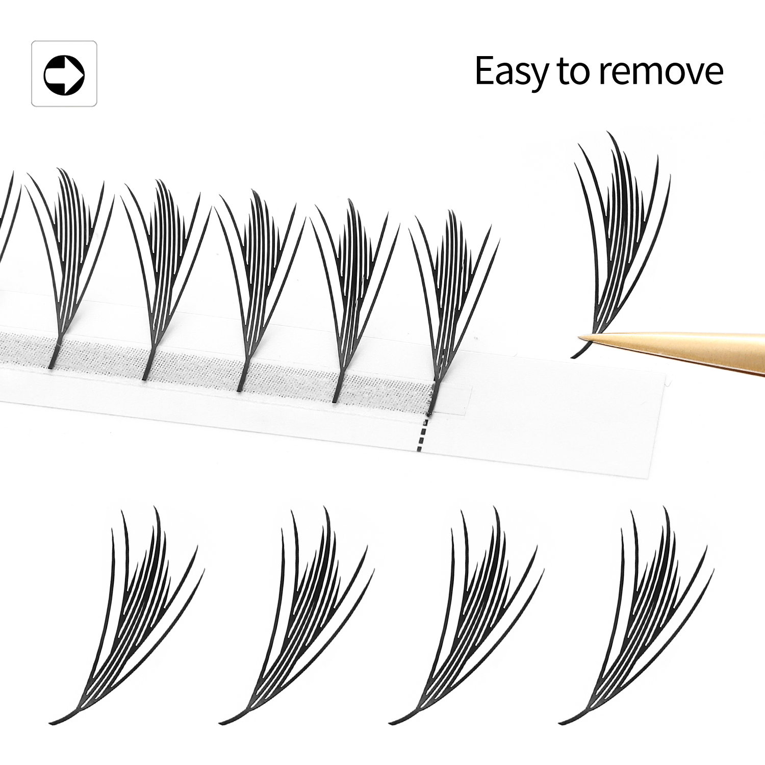 XIUSUZAKI Comic Pteris Lashes  - Eyelash Extension Volume Styles のレビューと価格