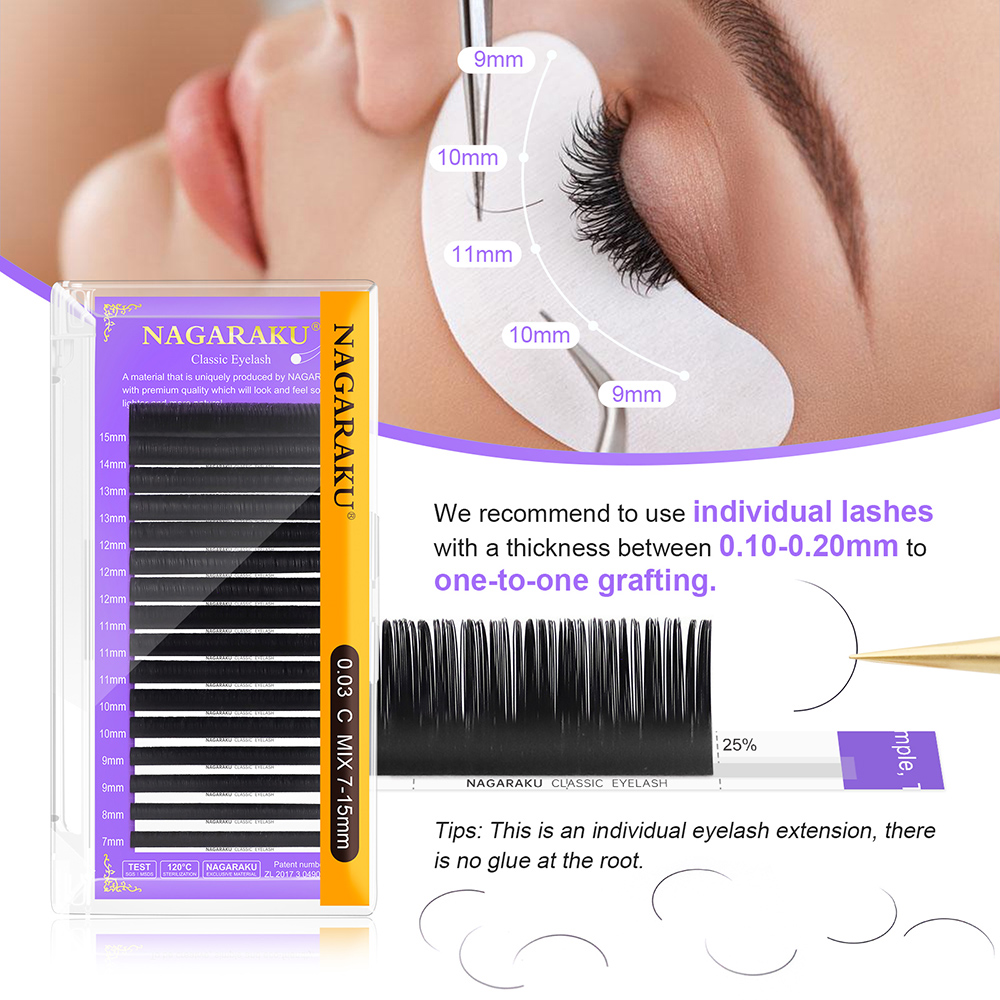 NAGARAKU Ship From USA 10 Case - Eyelash Extension Usa のレビューと価格