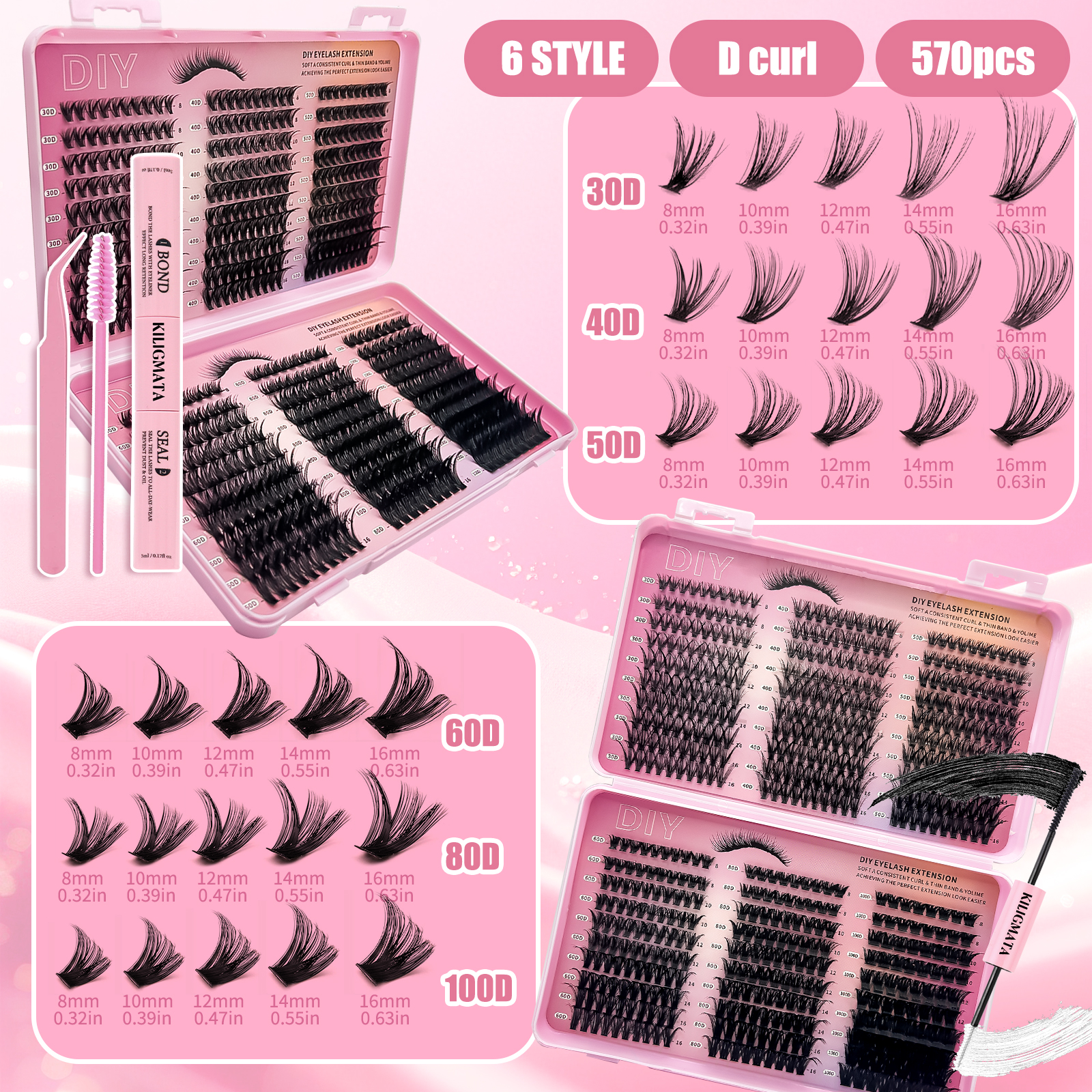 600pcs Individual Eyelash Exte - Eyelash Extension Equipment のレビューと価格