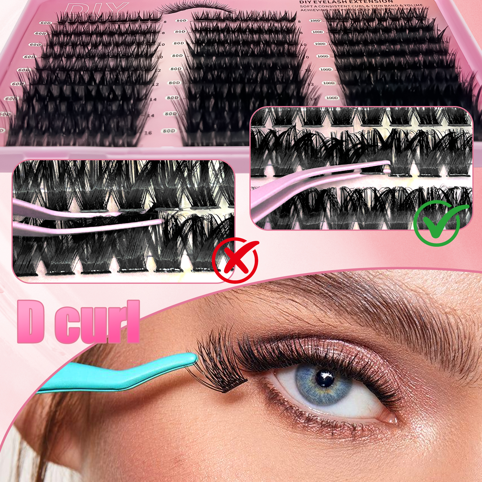 600pcs Individual Eyelash Exte - Eyelash Extension Equipment のレビューと価格