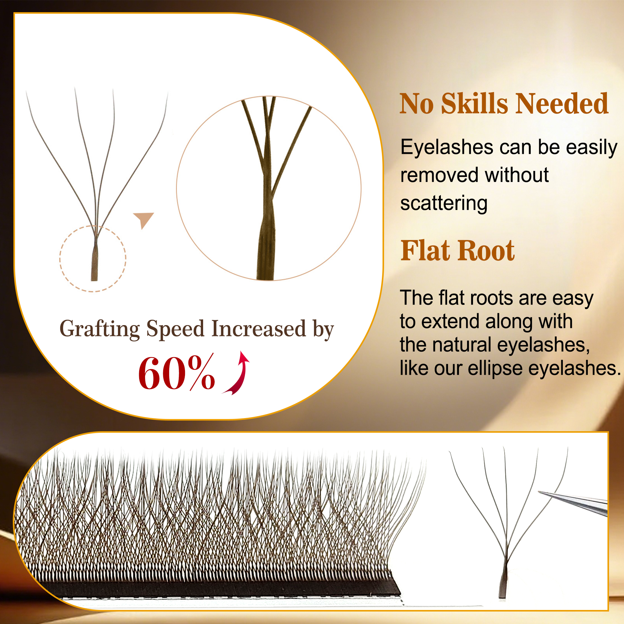 CoMango C/D/LU Brown 3D/4D/5D  - Eyelash Extension Volume Styles のレビューと価格