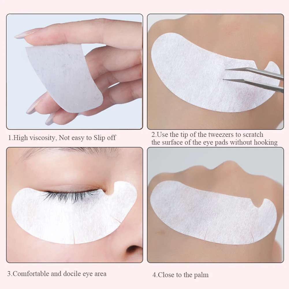 50/100PCS U Shape Eyelash Pads - Eyelash Extension Eye Mask のレビューと価格