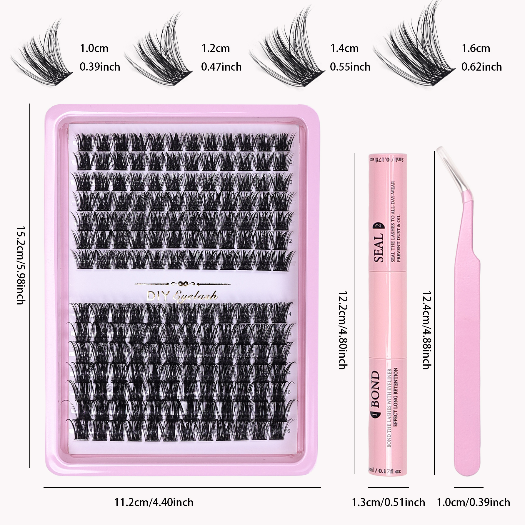 168pcs DIY Eyelash Extension K - Eyelash Extension Equipment のレビューと価格