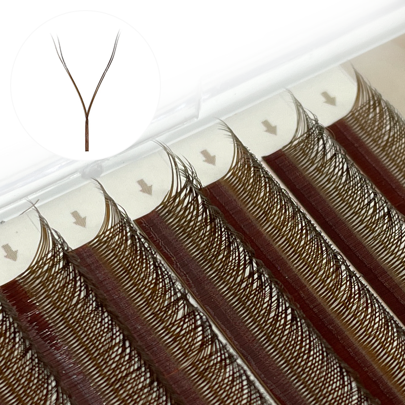 NATUHANA YY Shape Black Brown  - Eyelash Extension Volume Styles のレビューと価格