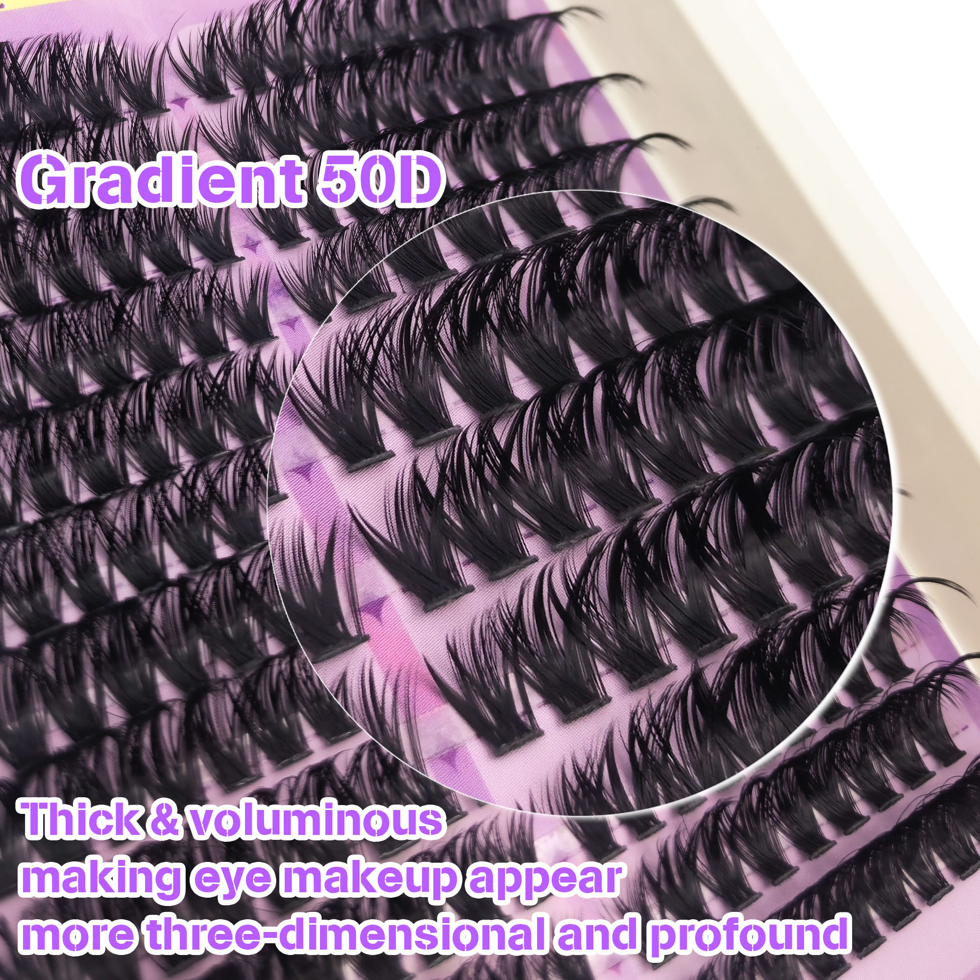 216-Cluster Curled & Thick 3 D - Eyelash Extension Equipment のレビューと価格