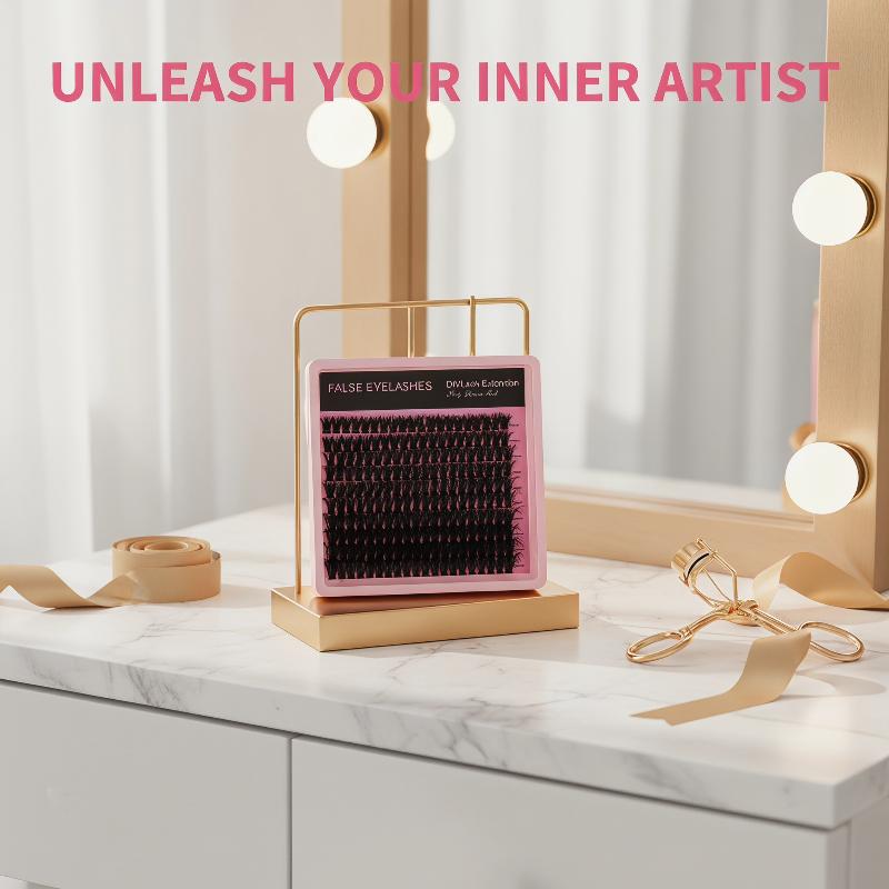 10Row 140 Clusters Fluffy Thic - Eyelash Extension Equipment のレビューと価格