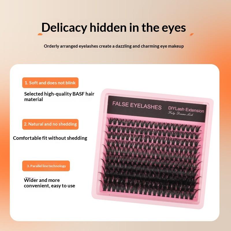 10Row 140 Clusters Fluffy Thic - Eyelash Extension Equipment のレビューと価格