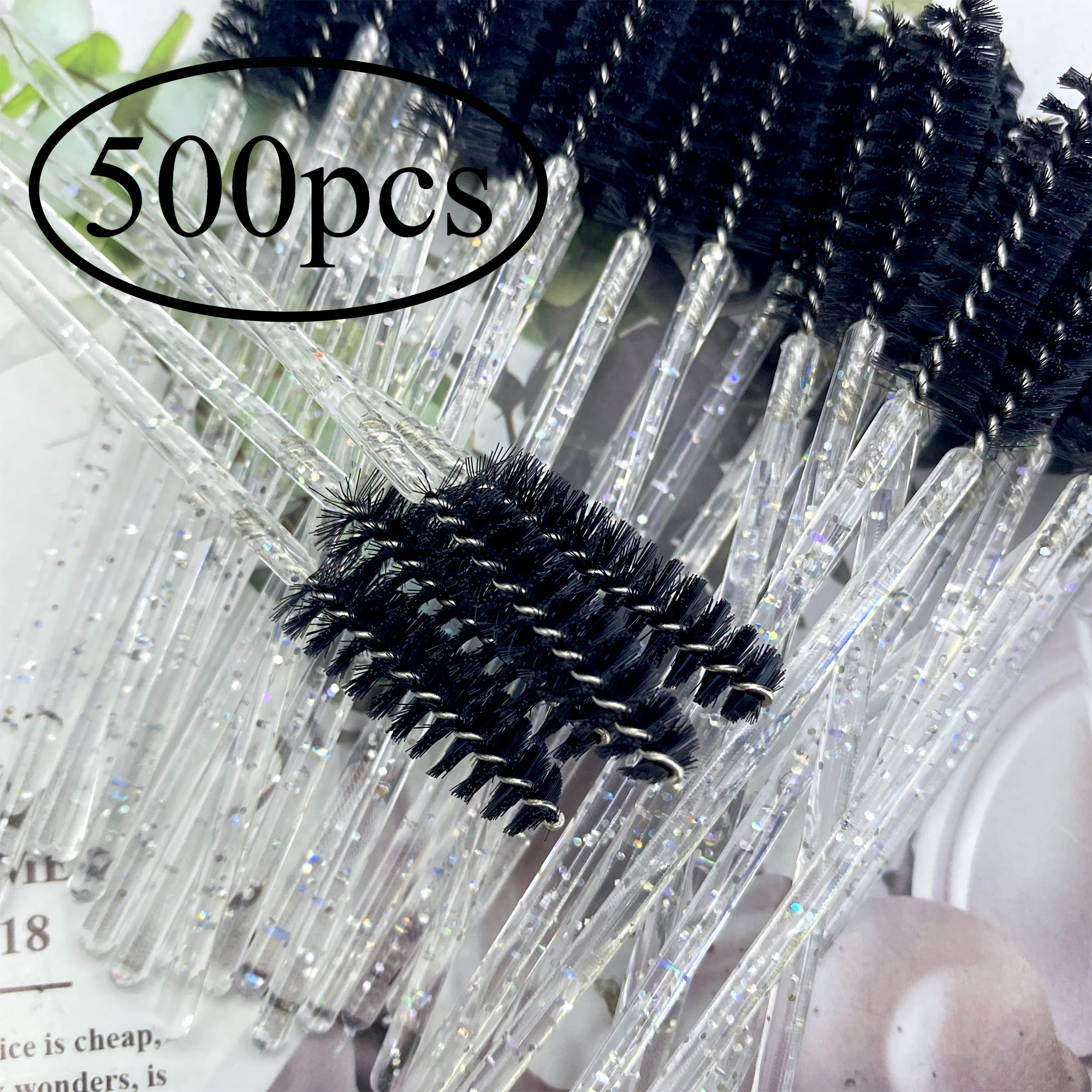 500PCS Eyelashes Brushes Set W - Eyelash Extension For Beginners のレビューと価格
