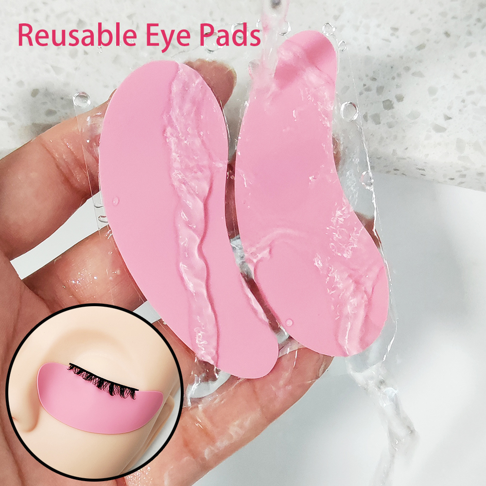 1Pair Reusable Eyelash Pads Si - Eyelash Extension Eye Mask のレビューと価格