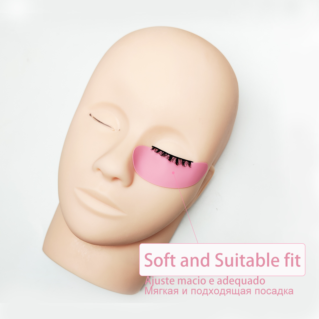 1Pair Reusable Eyelash Pads Si - Eyelash Extension Eye Mask のレビューと価格