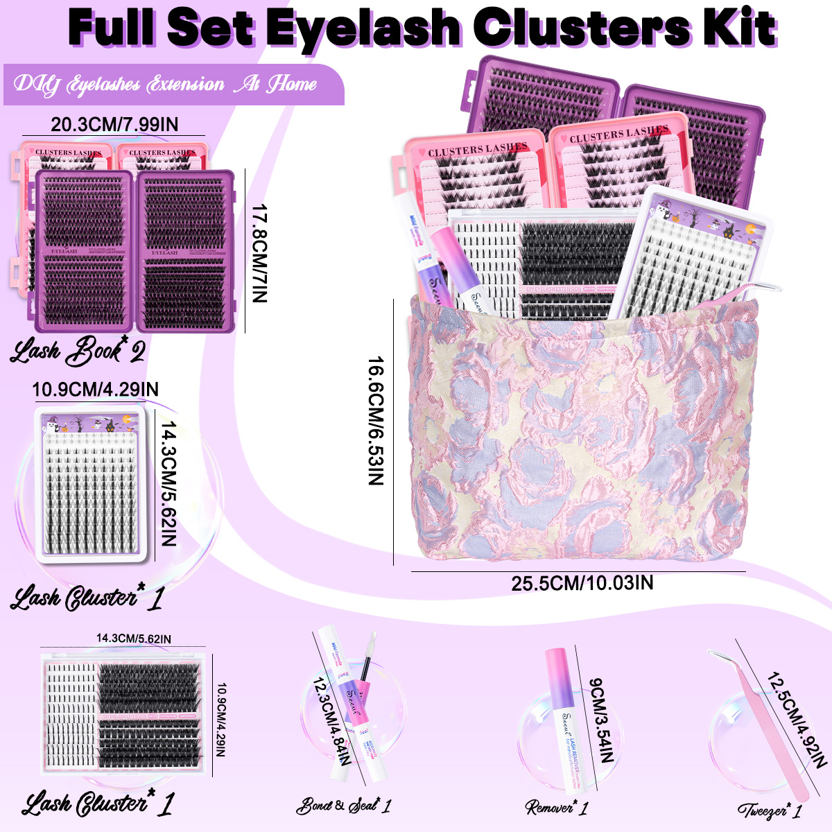 DIY Cluster Lashes Kit Individ - Eyelash Extension Equipment のレビューと価格