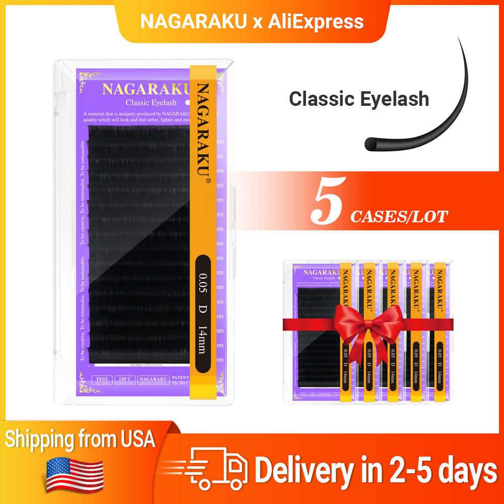 NAGARAKU Ship From USA 5 cases - Eyelash Extension Usa のレビューと価格