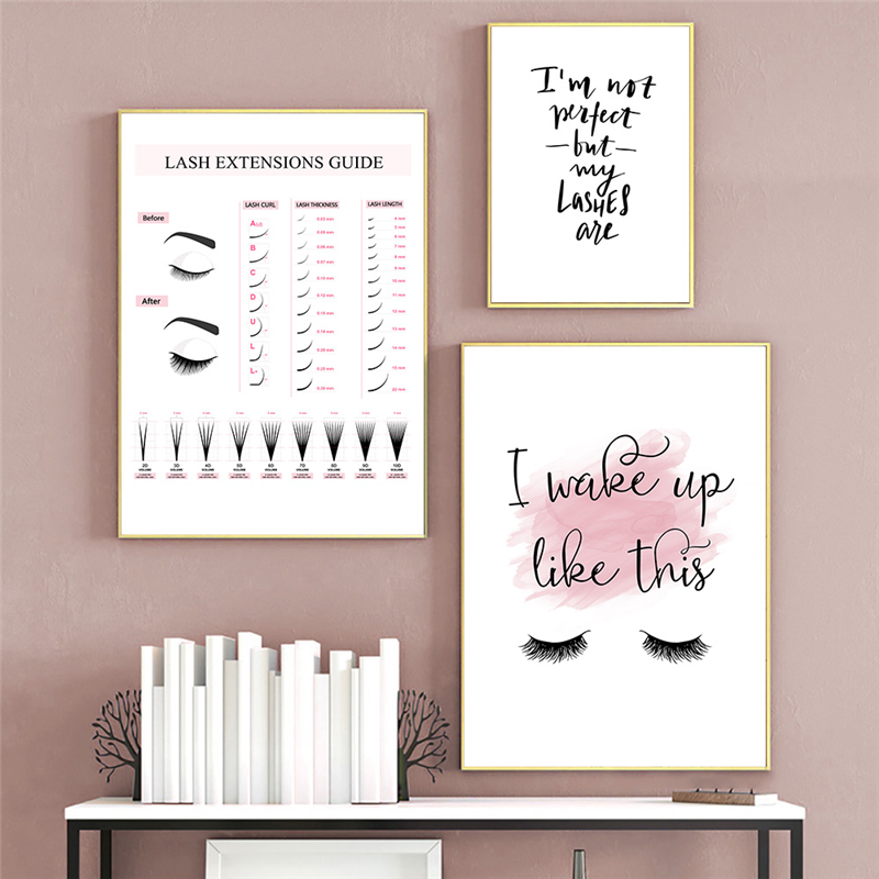 Lash Extensions Guide Poster M - Eyelash Extension Quotes のレビューと価格