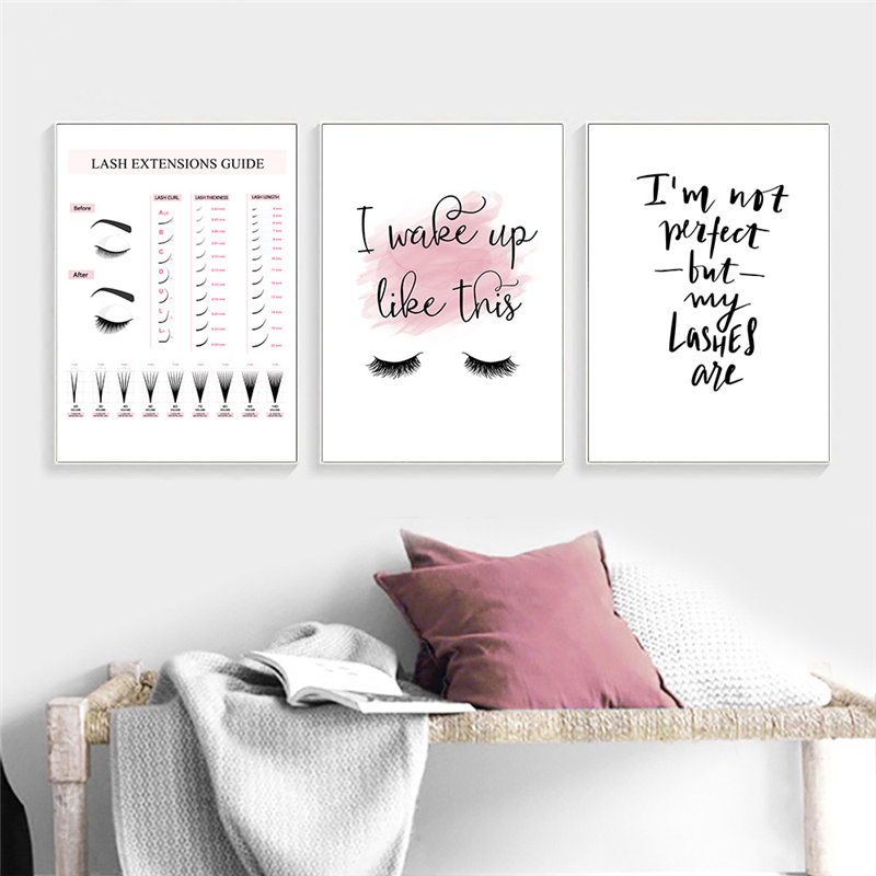 Lash Extensions Guide Poster M - Eyelash Extension Quotes のレビューと価格