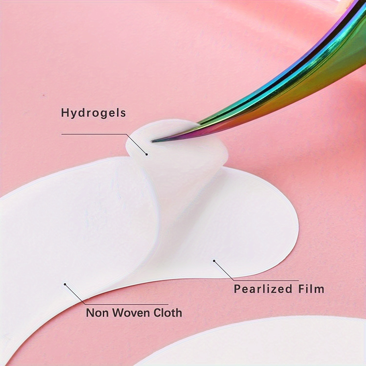 100Pcs Reusable Hydrogel Eye P - Eyelash Extension Eye Mask のレビューと価格
