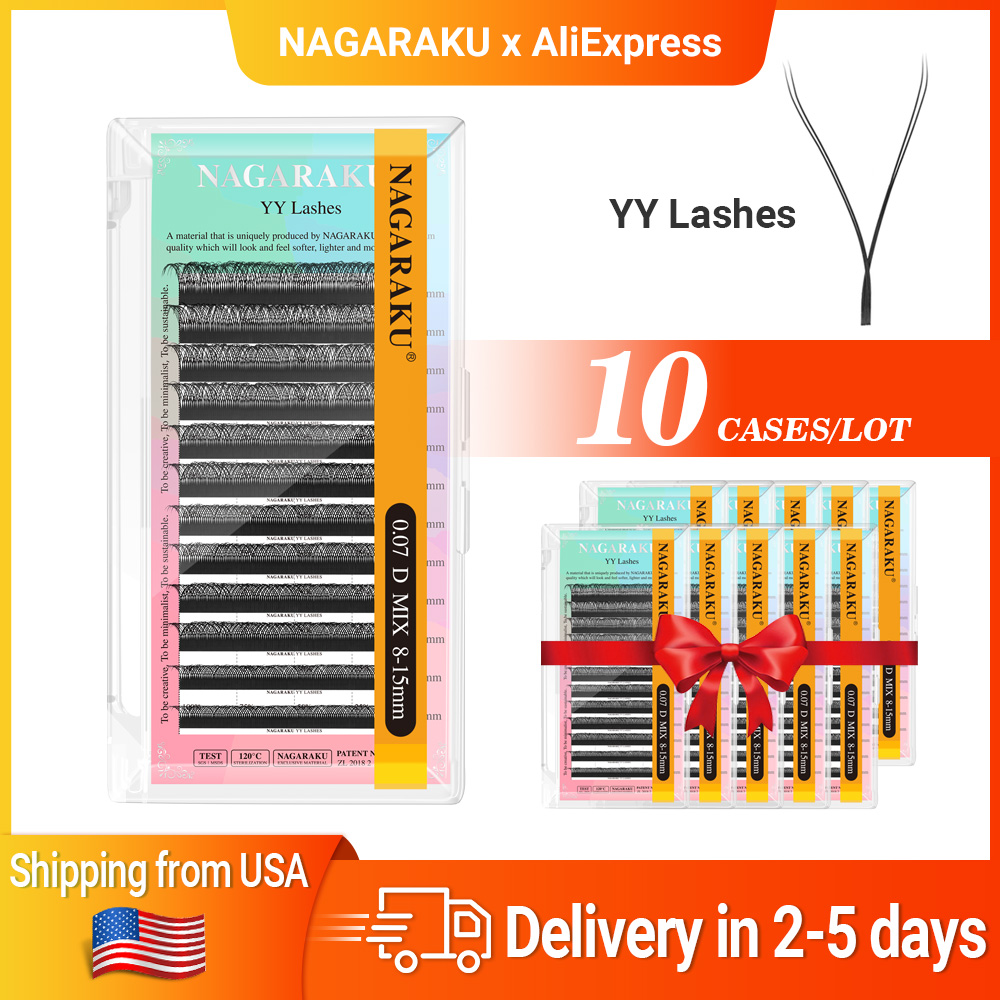 NAGARAKU Ship From USA 10 Case - Eyelash Extension Usa のレビューと価格