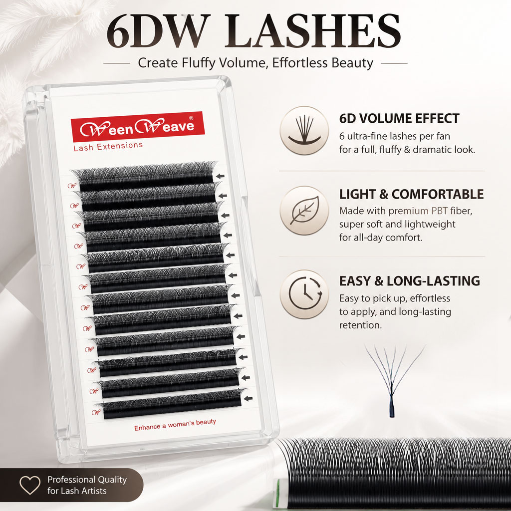 WeenWeave 6D W Style Eyelash E - Eyelash Extension Volume Styles のレビューと価格