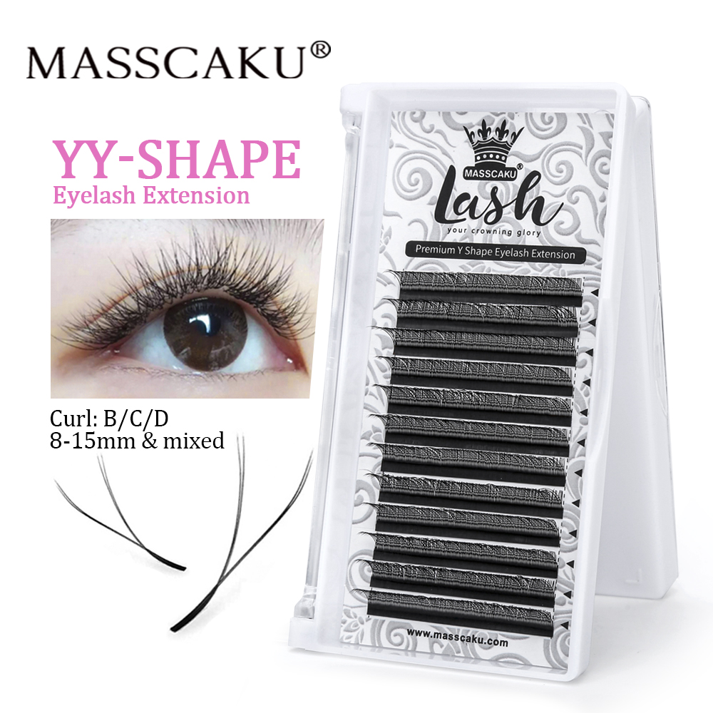 Hot Selling Masscaku YY Shape  - Eyelash Extension Volume Styles のレビューと価格