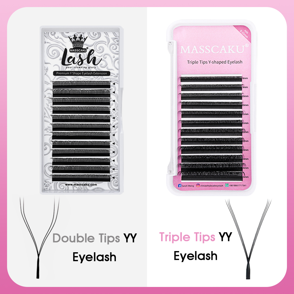 Hot Selling Masscaku YY Shape  - Eyelash Extension Volume Styles のレビューと価格