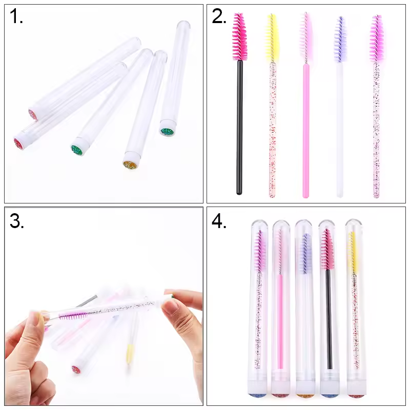 Eyelash Brush Tube With Eyebro - Eyelash Extension For Beginners のレビューと価格