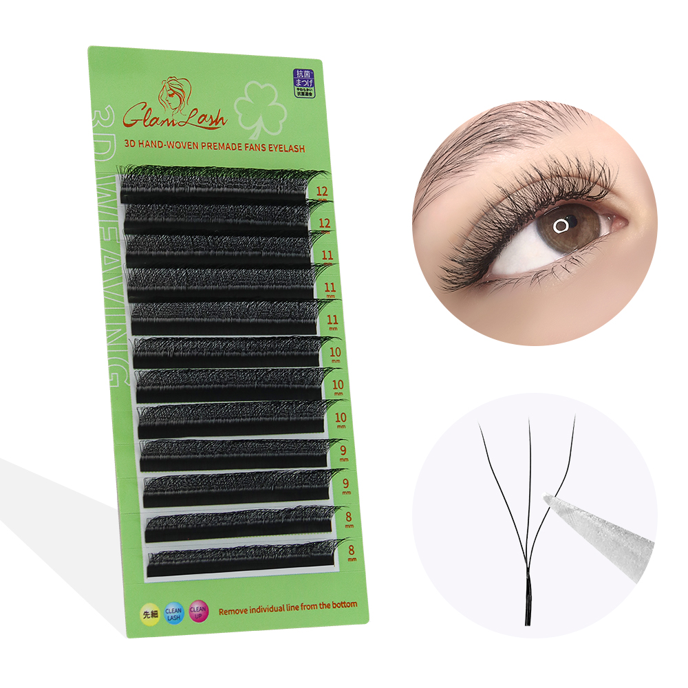 GLAMLASH W Shape Eyelash Exten - Eyelash Extension Volume Styles のレビューと価格