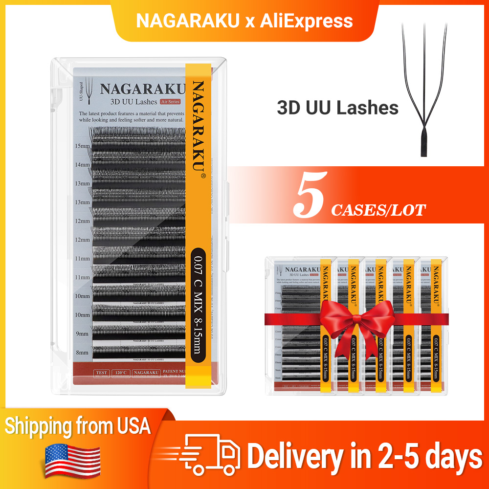 NAGARAKU Ship from USA 5cases  - Eyelash Extension Usa のレビューと価格
