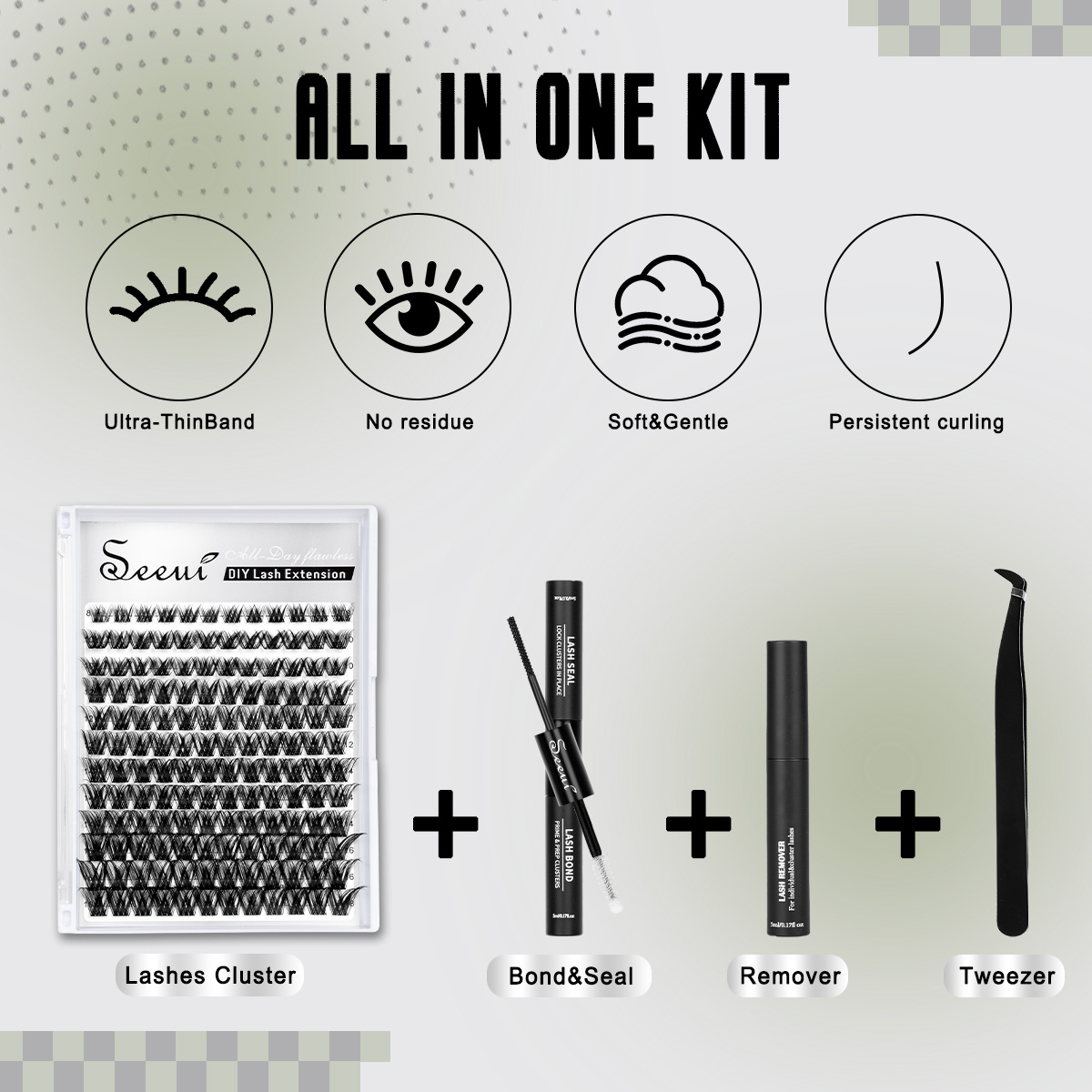 Lash Clusters Kit Thick Curl E - Eyelash Extension Equipment のレビューと価格