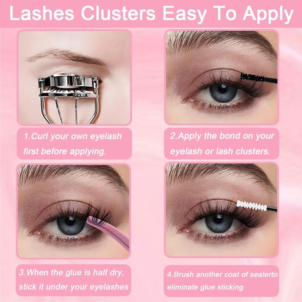Natural Look False Eyelashes 3 - Eyelash Extension Volume Styles のレビューと価格