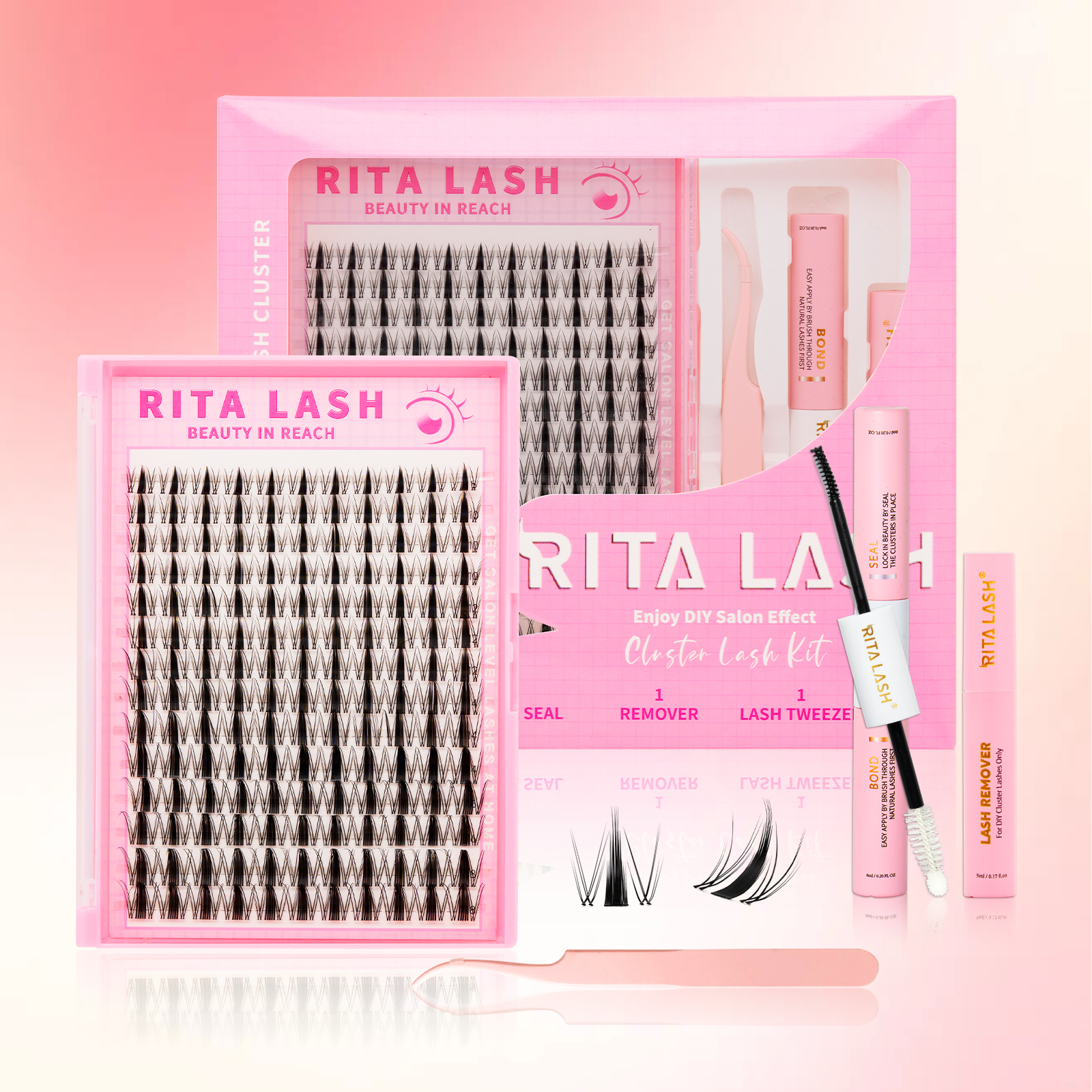 RITALASH 154pcs D Curl Cluster - Eyelash Extension Equipment のレビューと価格
