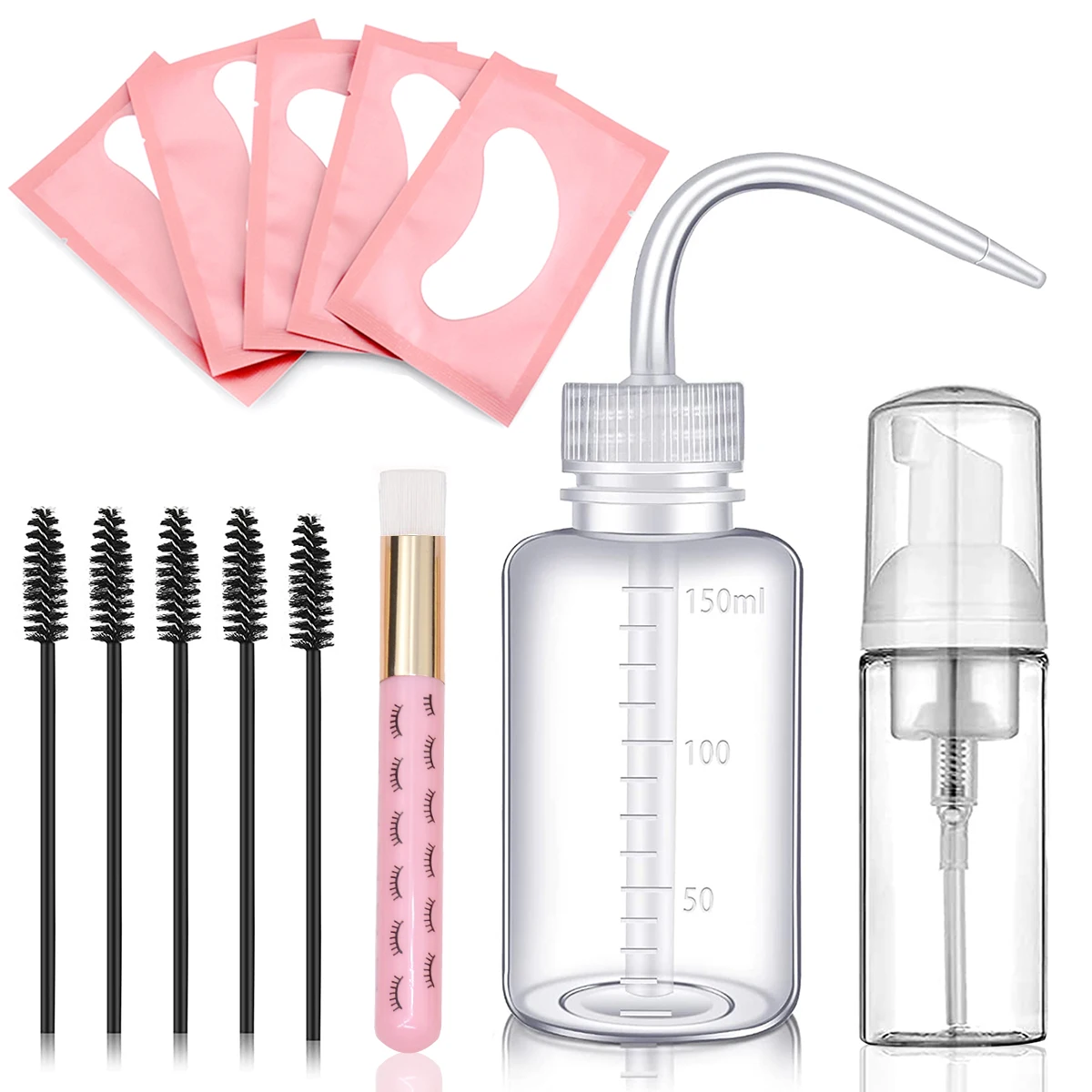 13Pcs Eyelash Extension Cleani - Eyelash Extension Eye Mask のレビューと価格