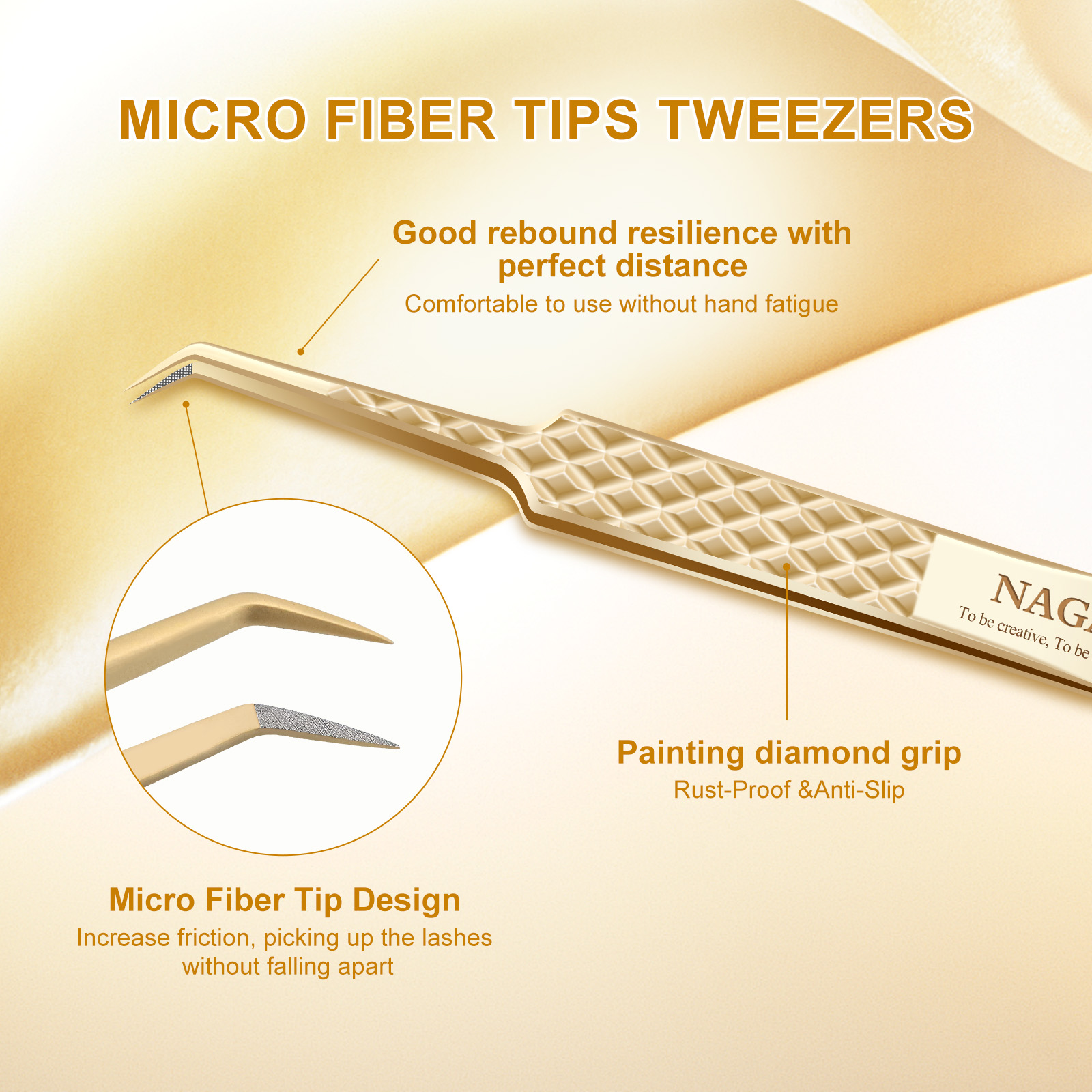 NAGARAKU AG Tweezers For Eyela - Eyelash Extension Usa のレビューと価格