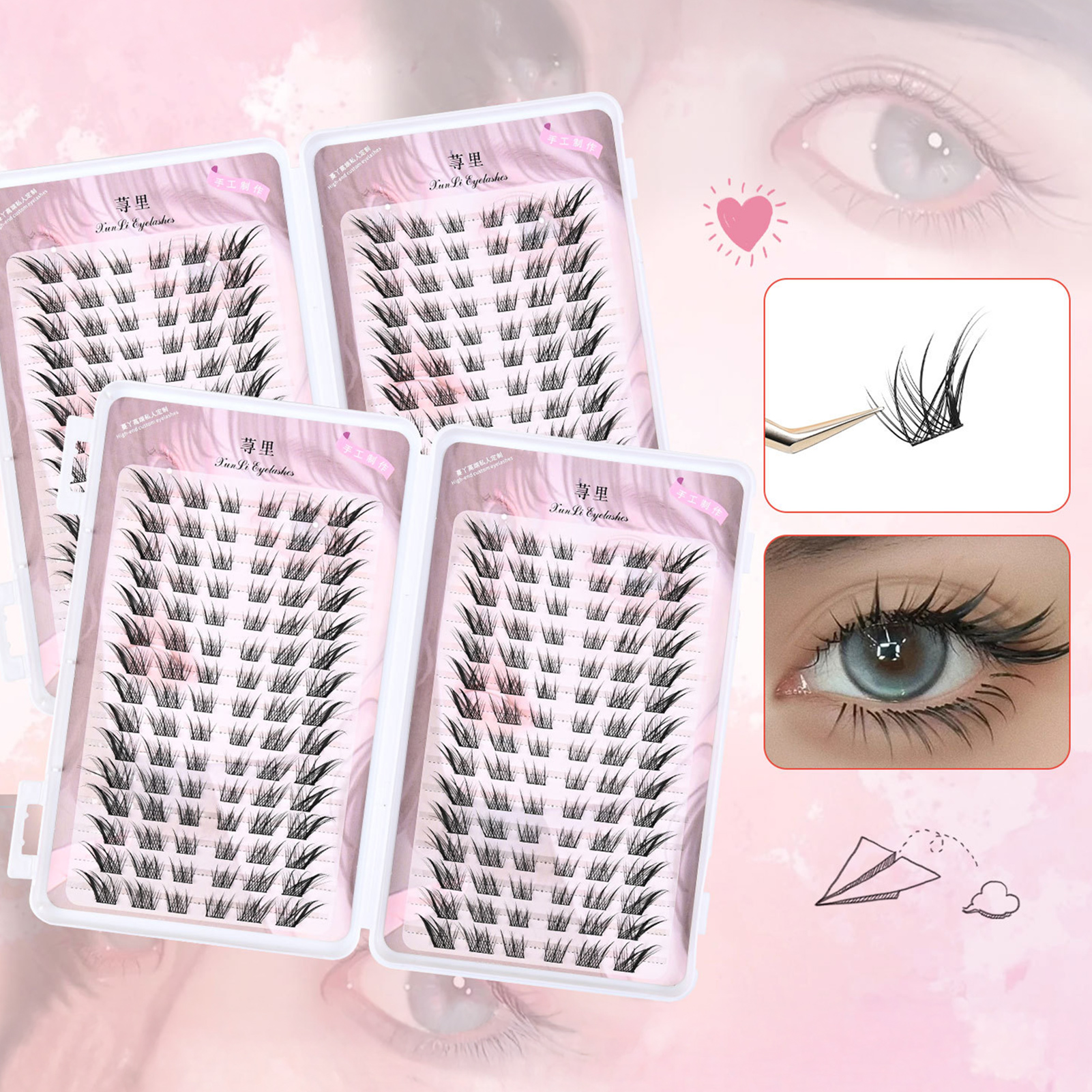 Large Capacity Manga Eyelash B - Eyelash Extension Volume Styles のレビューと価格