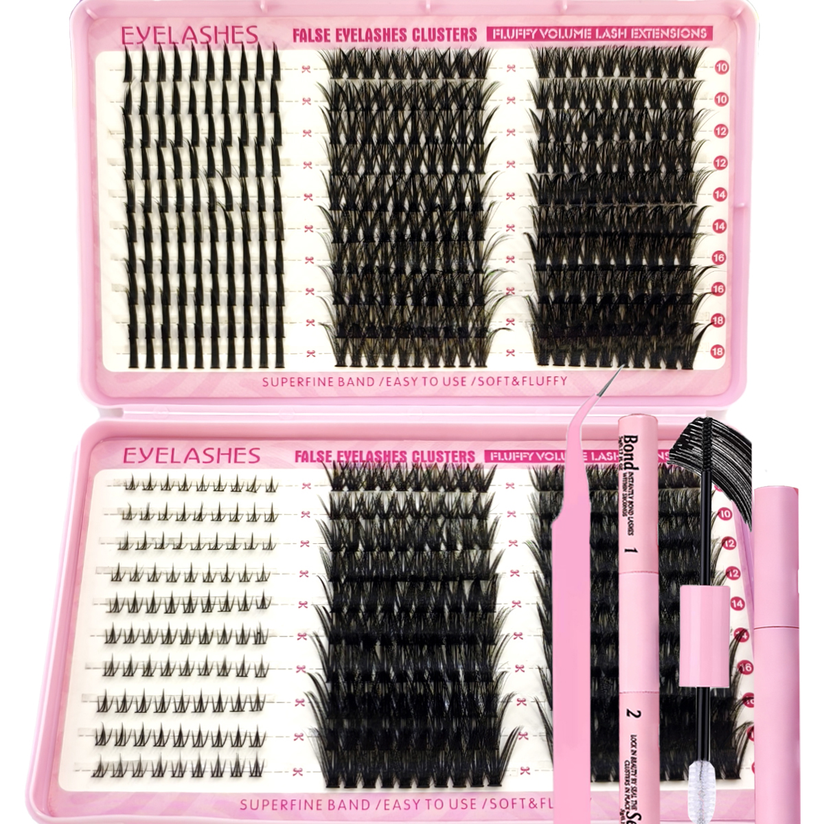 60row DIY Lash Extension Kit C - Eyelash Extension Equipment のレビューと価格