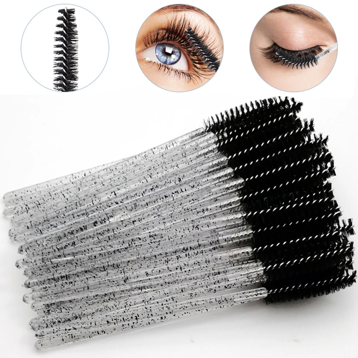 Wholesale 100PCS Mascara Spool - Eyelash Extension For Beginners のレビューと価格