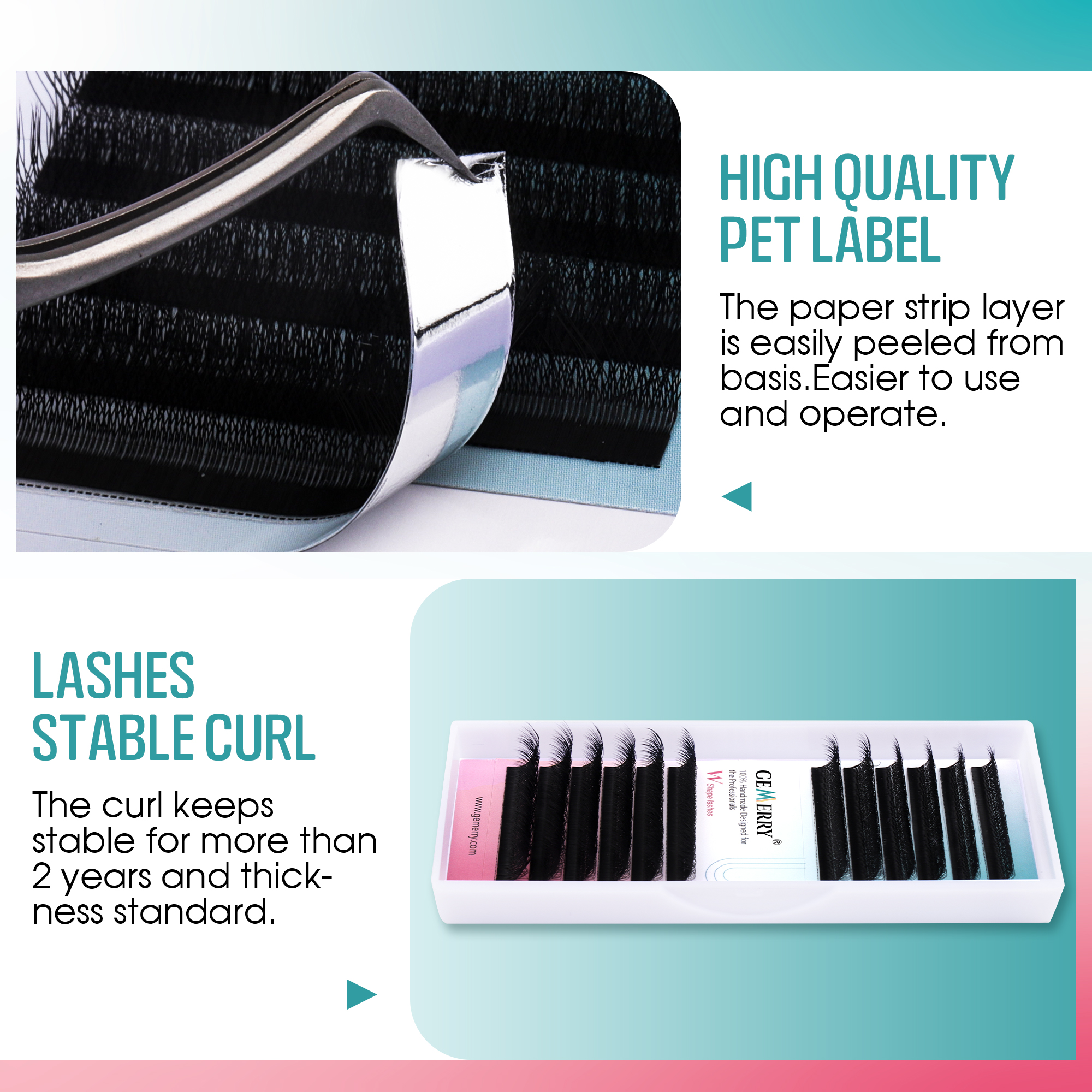 GEMERRY 5D W Shape Eyelash Ext - Eyelash Extension Volume Styles のレビューと価格